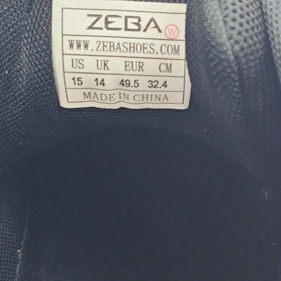 Zeba Men's Black Extra Wide Hands Free Slip On Sneakers Walking Shoes Size 15XW - Picture 12 of 12